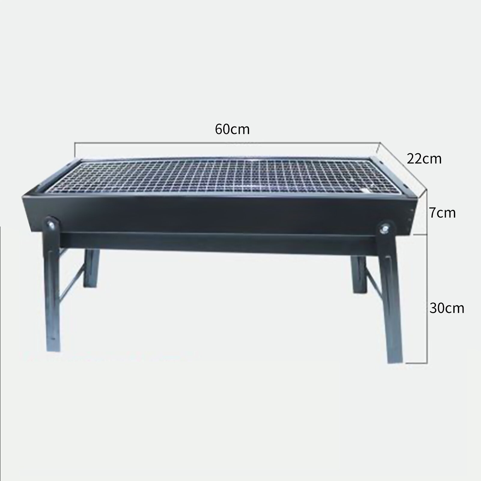 Charcoal Grill Portable Barbecue Charcoal Grill Stainless Steel Folding Grill Tabletop for Outdoor Cooking Camping Picnic
