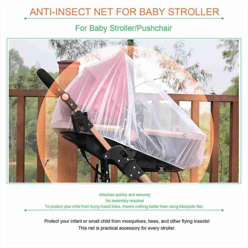 Mosquito net to increase encryption baby stroller mosquito net baby carriage full cover mosquito net