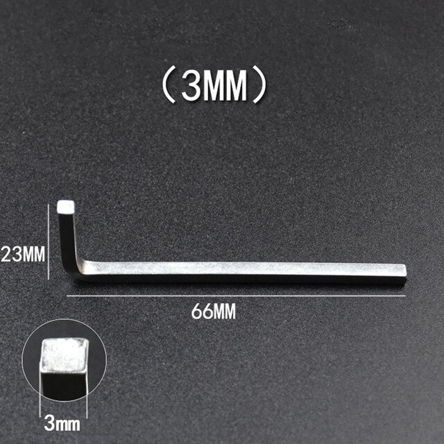 1 sztuk L kształt kwadratowy klucz głowy garnitur 3-10mm klucz kwadratowy 4 punkt klucz śrubokręt zestaw dla bezpieczeństwa śrubin samogwintujące napęd: 3mm