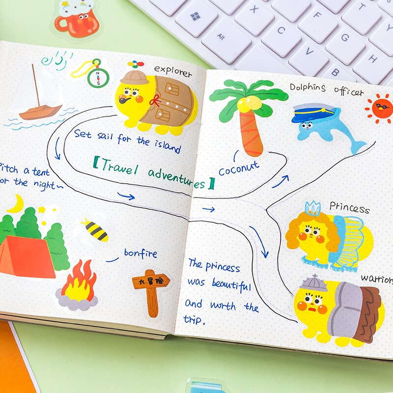 Mohammed 46 stuks mayonaise huisdier stickers decoratie scrapbooking papier doe-het-zelf school kantoorbenodigdheden