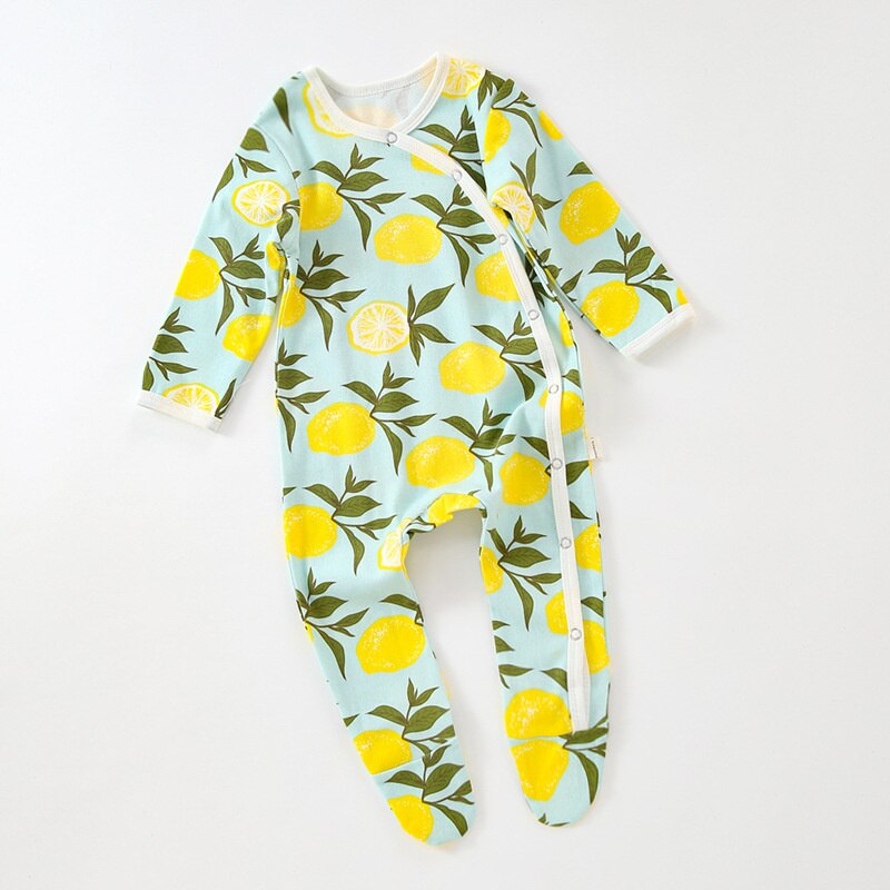 Lente Baby Betaalde Romper Baby Jongens Meisjes Kleding Katoenen Baby Jumpsuit Lange Mouwen Overalls Gedrukt Baby Outfit