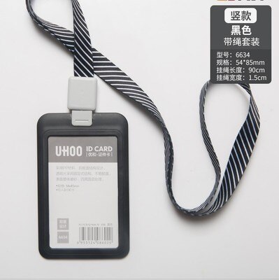 Infällbar märkeshållare id-korthållare med indragbar lanyard liftkortshållare namnskylthållare: 6634 f 6966hs