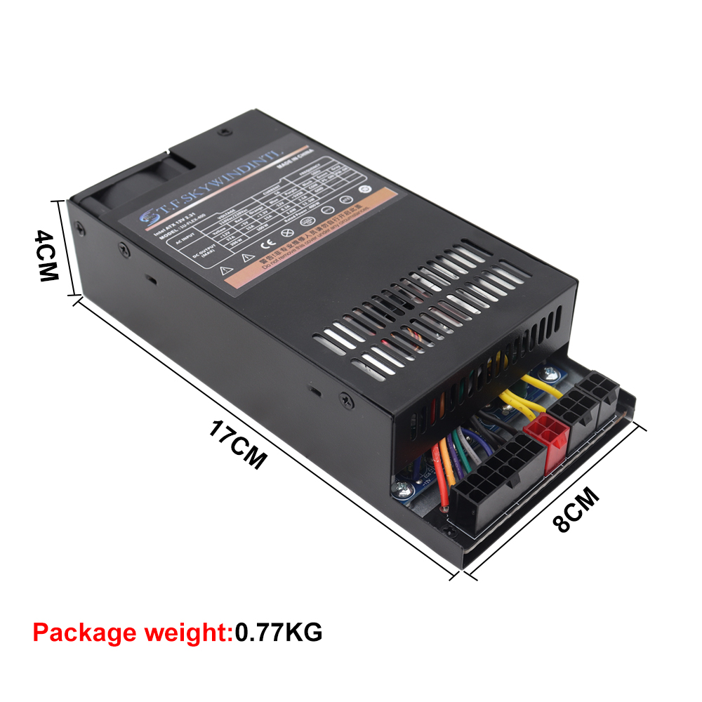 400w Power Supply PSU Flex Small 1U for ATX 12v Supporting GPU 110V 220V Power Mute Super Heat Dissipation Power Supply