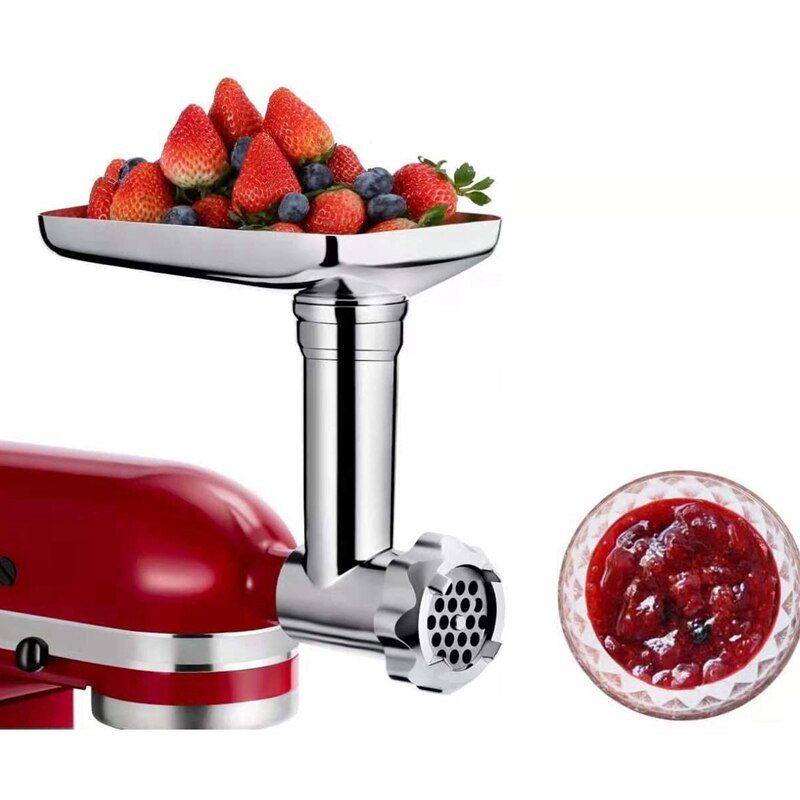 Durable Meat Grinder Accessories for KitchenAid Bench Mixers with Sausage Filling Tube/Food Processor Accessories