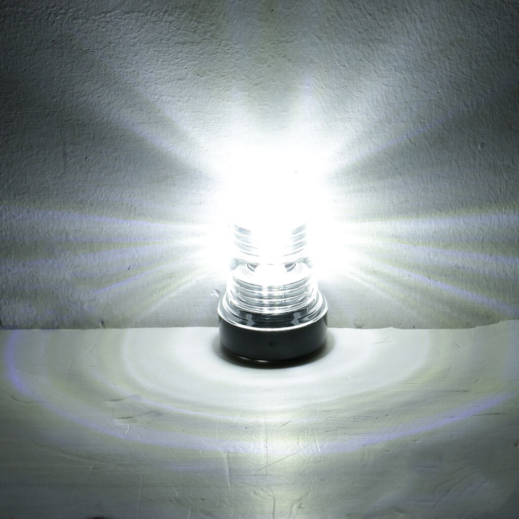 360 Degree Angle White NAV Anchor LED Bulb Boat Anchor Navigation Light 12V with Cable