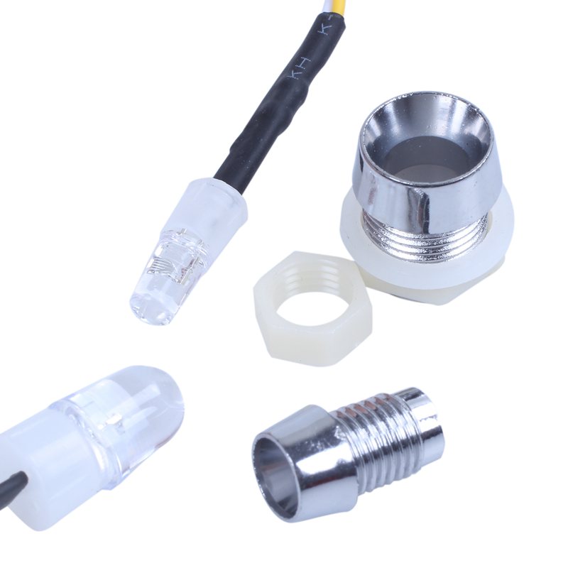 Juego de 8 luces LED para coche de control remoto, Kit de luces traseras para camión, tanque, HSP, accesorios para coche de control remoto, blanco, rojo, Yello