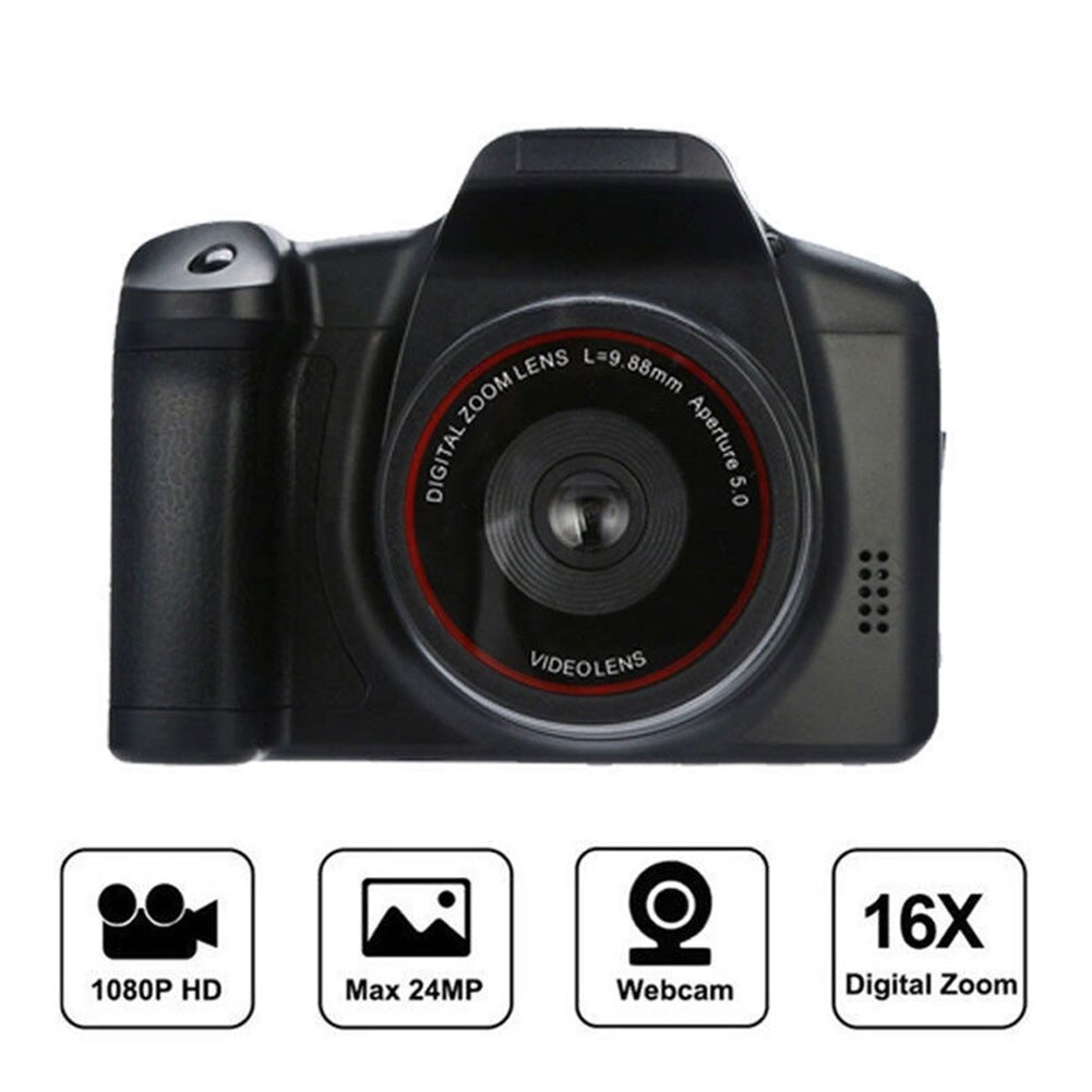 Caméra vidéo numérique HD 1080P, caméscope avec Zoom numérique 16X, caméra d'enregistrement Anti-secousse, portable