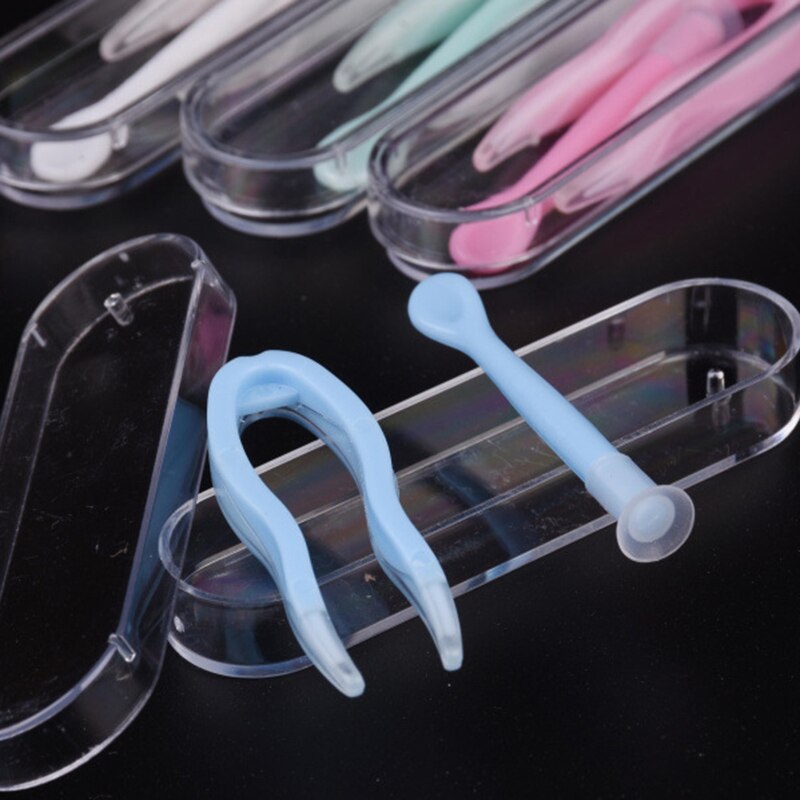 1 Set Multicolor Portable Contactlenzen Pincet Met Zuignap Stick Voor Contact Lens Inserter Remover Eyewear Accessoires