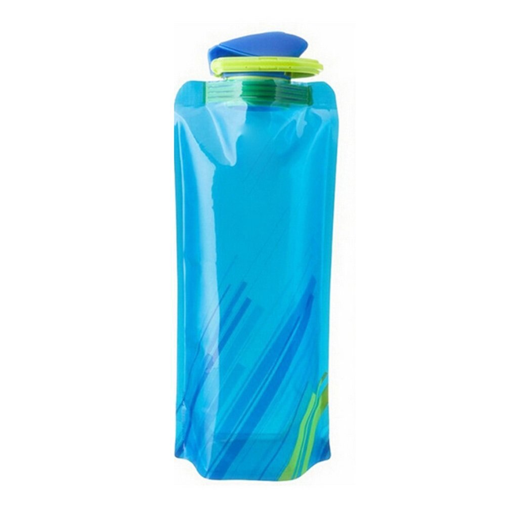 Outdoor Sport Opvouwbare Draagbare Waterzak Camping Wandelen Fietsen Plastic Water Cup Milieubescherming Zacht Water Bag