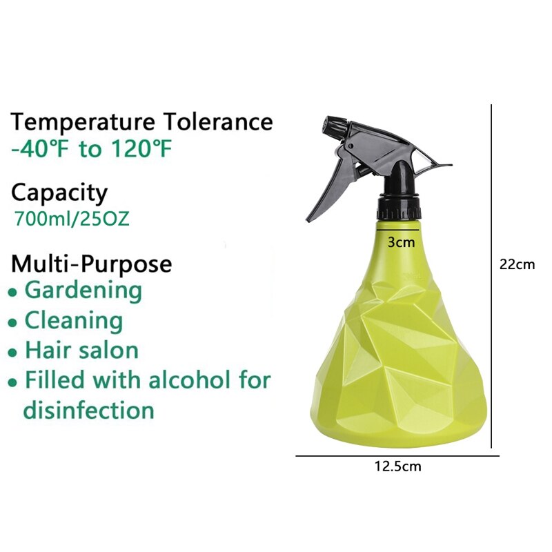 Gieter met lange tuit voor binnen, kleine gieters voor kamerplanten, bloemen, vetplanten, met plantenverstuiver