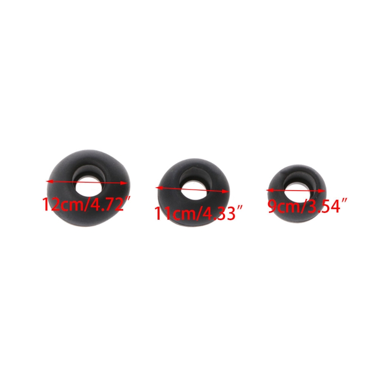12 Pairs(S/M/L) Soft Clear Silicone Replacement Eartips Earbuds Cushions Ear pads Covers For Earphone Headphone