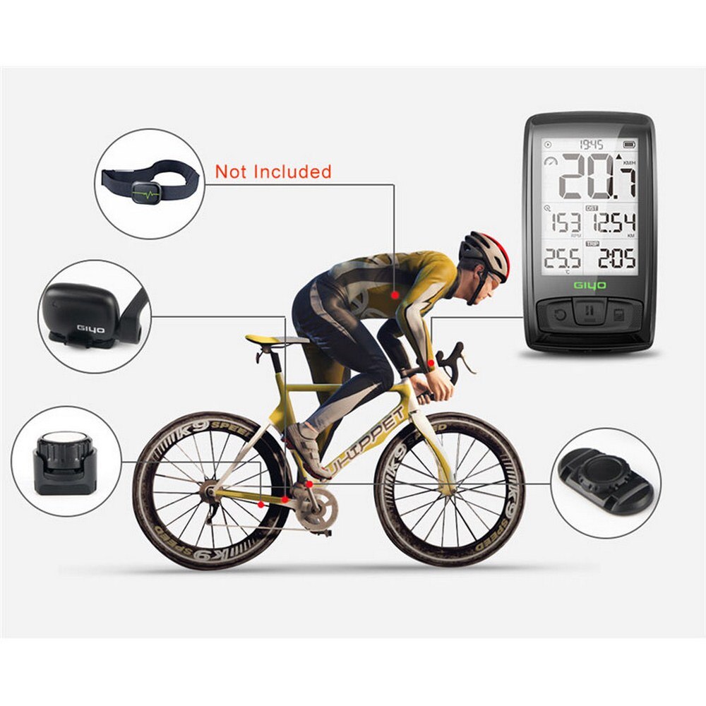 Neue Bluetooth 4,0 Drahtlose Fahrrad Computer Fahrrad Tacho Sensor Zähler Computer Radfahren Kilometerzähler Fahrrad Halterung Meter