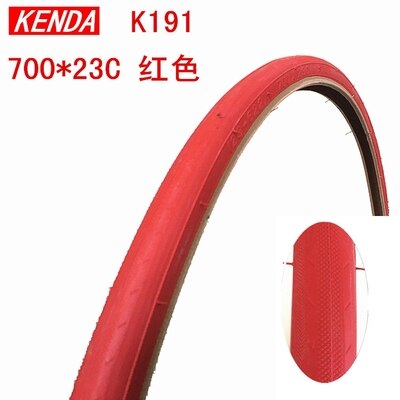 Origi Kenda Road Fiets Banden 700 * 23c Fixed Gear Flying Bike Tyre K191 110PSI Bike Tire Fietsen accessoires: YELLOW