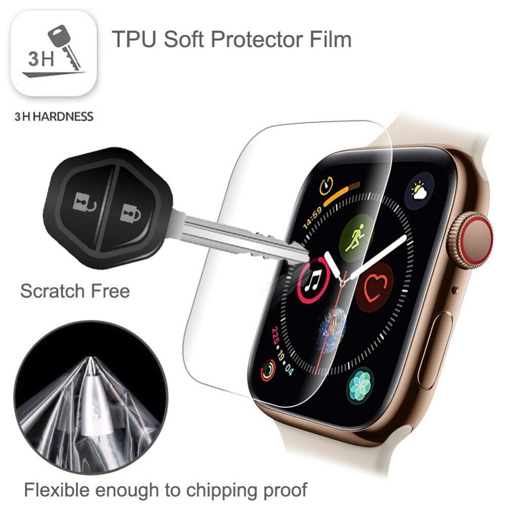 TPU Screen Protector Film For Apple Watch Sries 6 40MM 44MM iwatch SE Soft Protective Film for Apple Watch Series 3 2 38MM 42MM