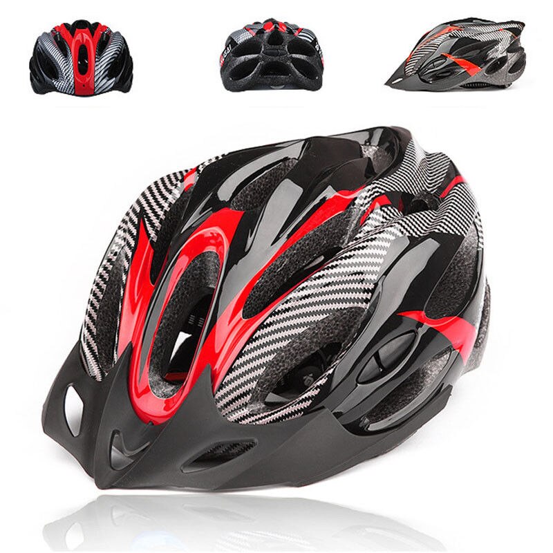 Brand Bicycle Helmets Matte Black Men Women Bike Helmet Mountain Road Bike Integrally Molded Cycling Helmets 6 Colors