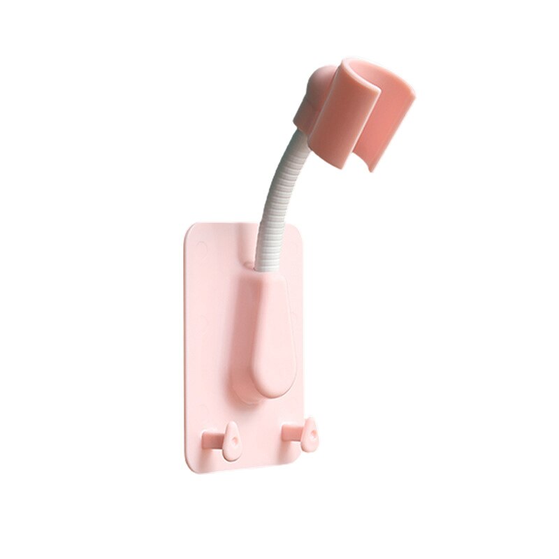 360° Bathroom Adjustable Shower Riser Rail Bracket Shower Head Holder Bar Kit Waterproof And Moisture-proof Shower Bracket: 04 Pink