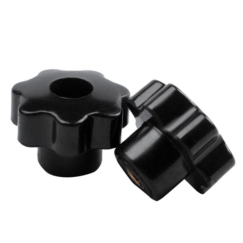 6 Pcs Machines Latche Gekartelde Bevestigingsmoeren Knop &amp; 5 Pcs Black Star Grip Knoppen