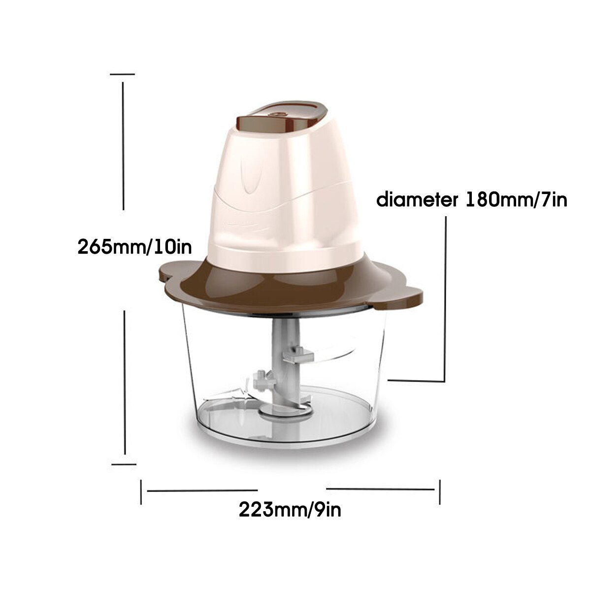 2L 300W elektryczny maszynka robić mielenia mięsa maszynka do mięsa nadziewarka robić kiełbasy wypełniacz ze stali nierdzewnej owoce warzywa czosnek cebula urządzenie robić siekania żywności maszyna