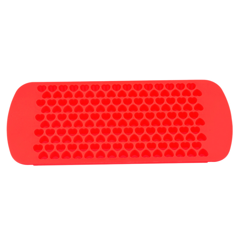 1X1cm Silicone Ice Cream Maker Chocolate Mould Bar Drink Accessories Ice Cube Maker 150/160 Grid Ice Cube Tray Mold: Red 150 Grid
