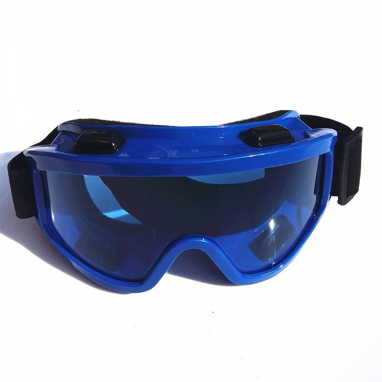 Gafas de esquí UV400 a prueba de viento y polvo, lentes para miopía integradas, gafas para esquiar: Blue Blue