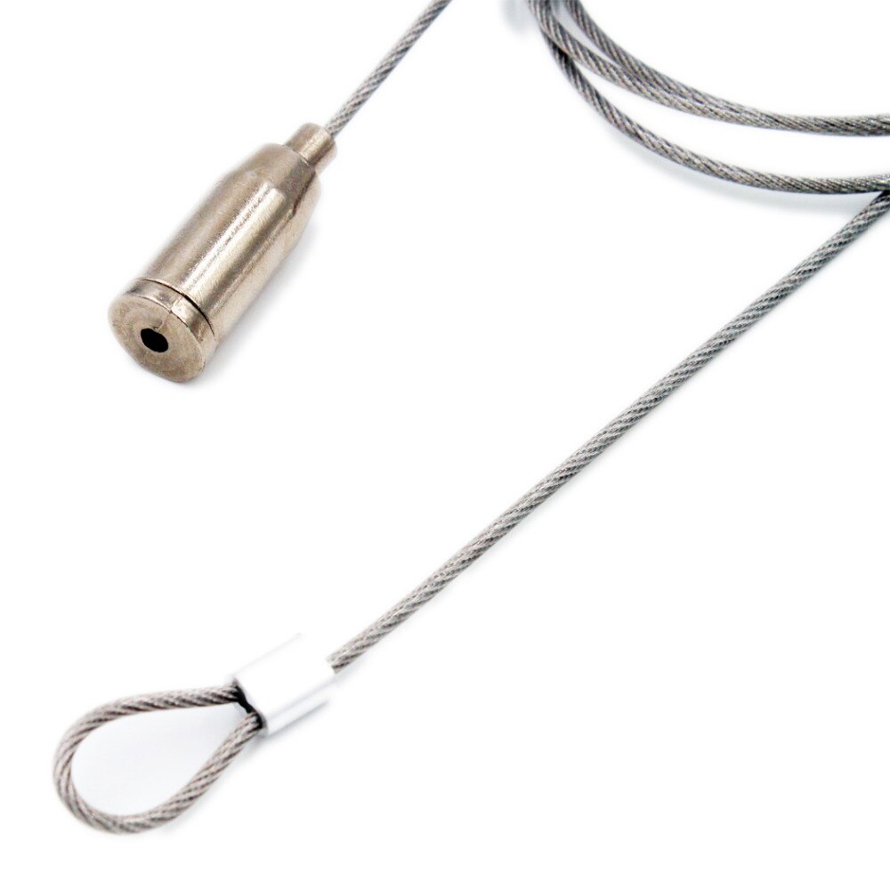 Adjustable Hanger Hooks Bullet Shape Stainless Steel Wire Art Gallery Display Hanging System Accessories 2pcs