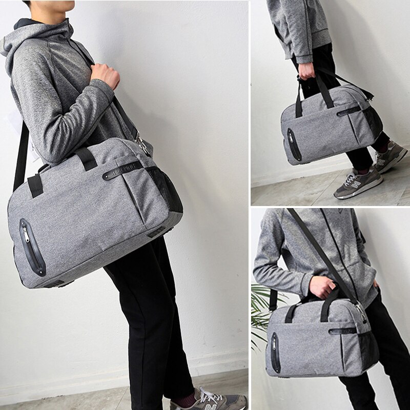 toile sport formation Gym sacs femme Fitness sacs Durable multifonction voyage sac à main en plein air sport fourre-tout pour homme