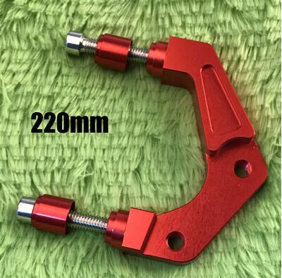 Pinza Freno moto Staffa/adattatore per Yamaha scooter Rsz fare jogging Forza per Rpm Adelin Frando 220mm/200mm Pinza Freno: Lavanda