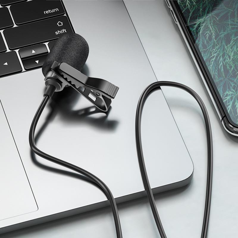 Mini Microphone Portable à clipser, pour iPhone 11 12 pro max iPad Xiaomi Smartphone Android DSLR, appareil photo, PC Portable
