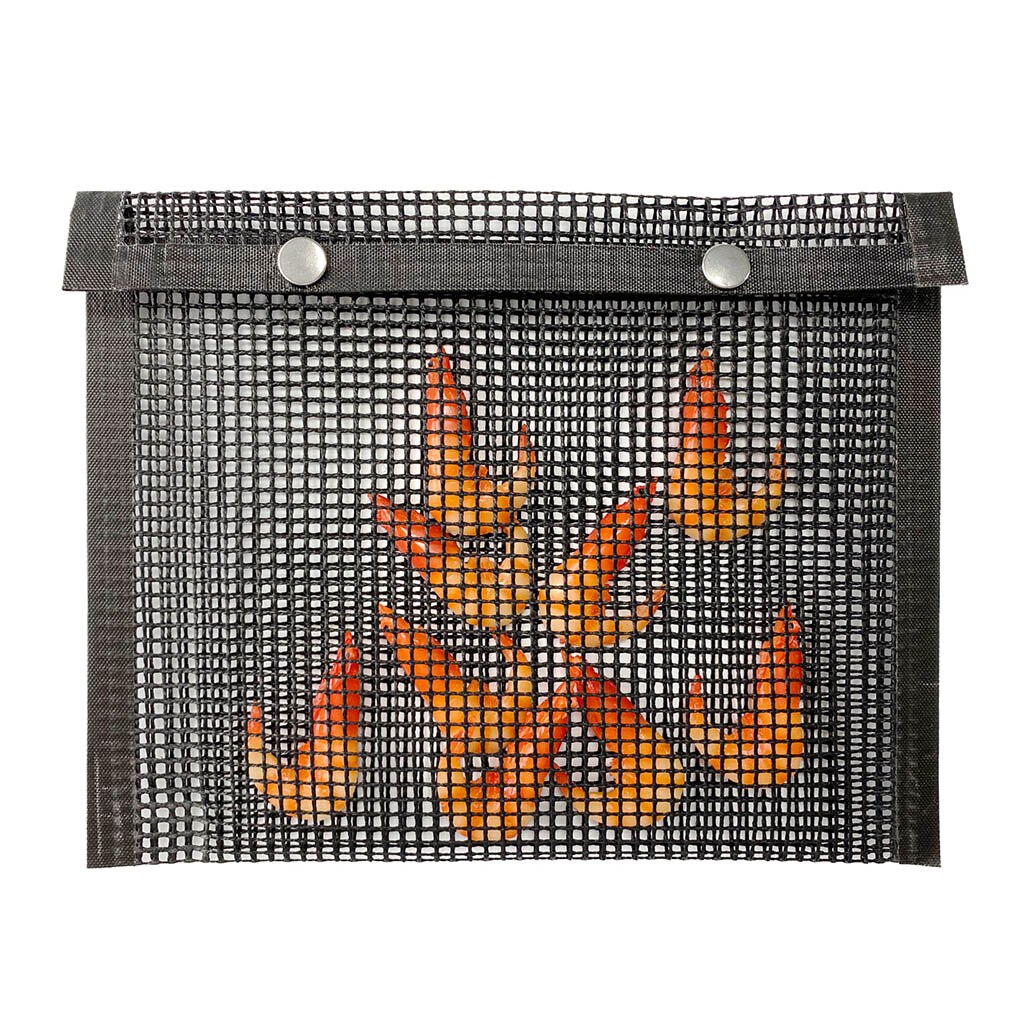 Sac de Barbecue résistant aux hautes températures, sacs en maille de grillage réutilisables, sac antiadhésif pour outil de gril à gaz et à charbon électrique