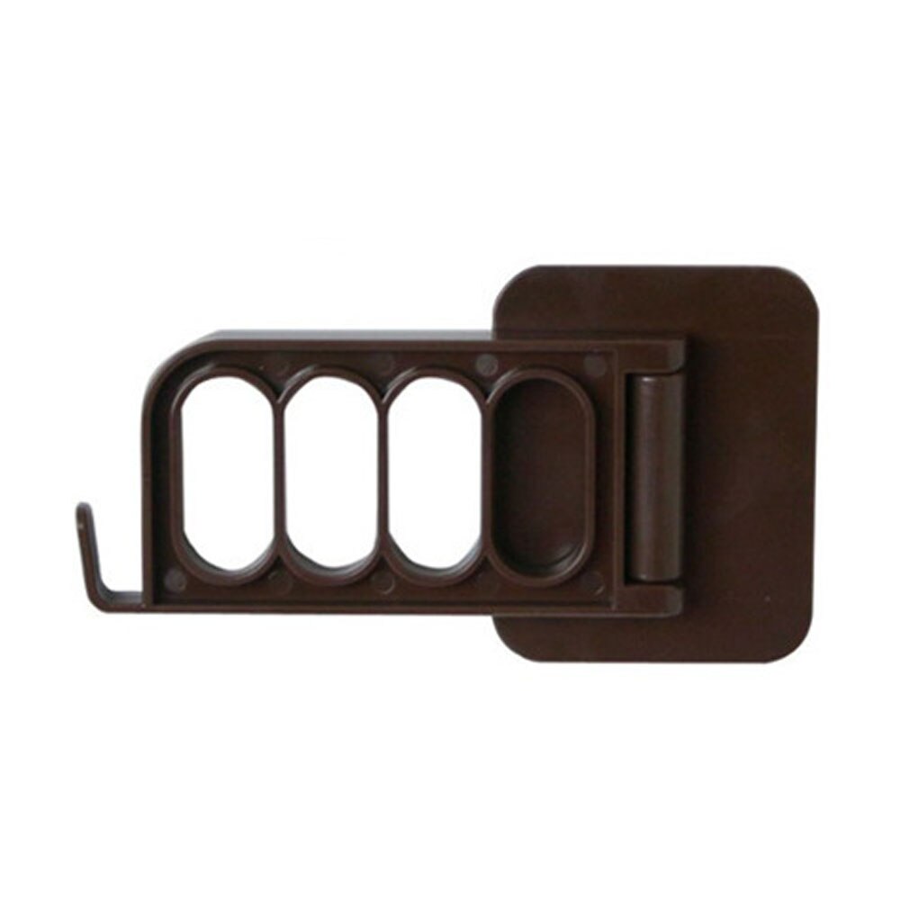 Drying Rack Balcony Clothes Drying Rack Wall Mounted Clothes Drying Rack Bathroom Drying Rack Indoor Space Saving 4 Holes: Coffee / 3pcs