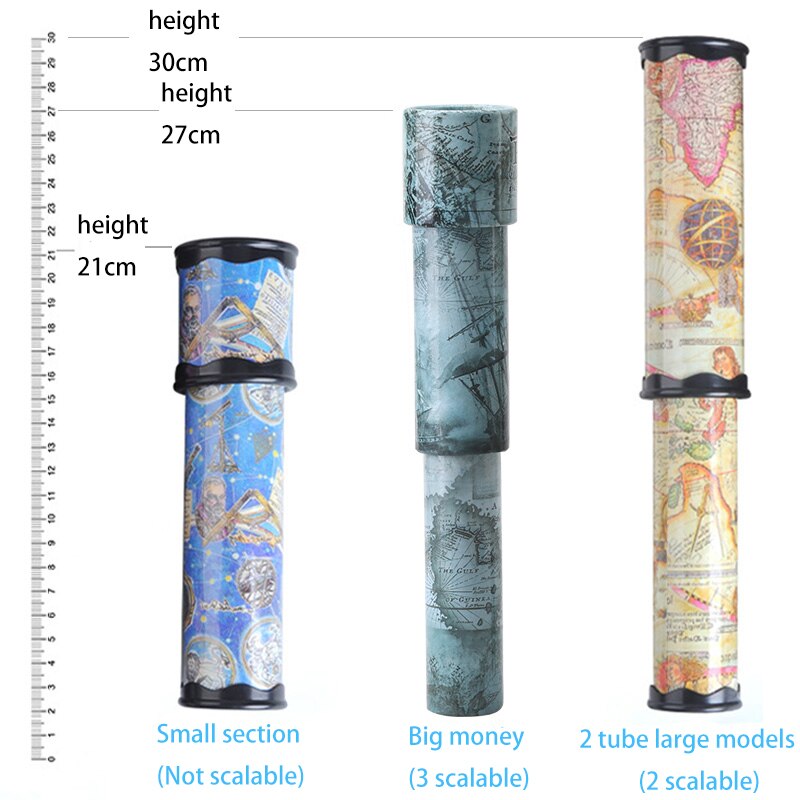 2/3 Joints Maginative Cartoon Rotation Classic Kaleidoscope telescope Kids Fancy Vision Early Childhood Educational Toys