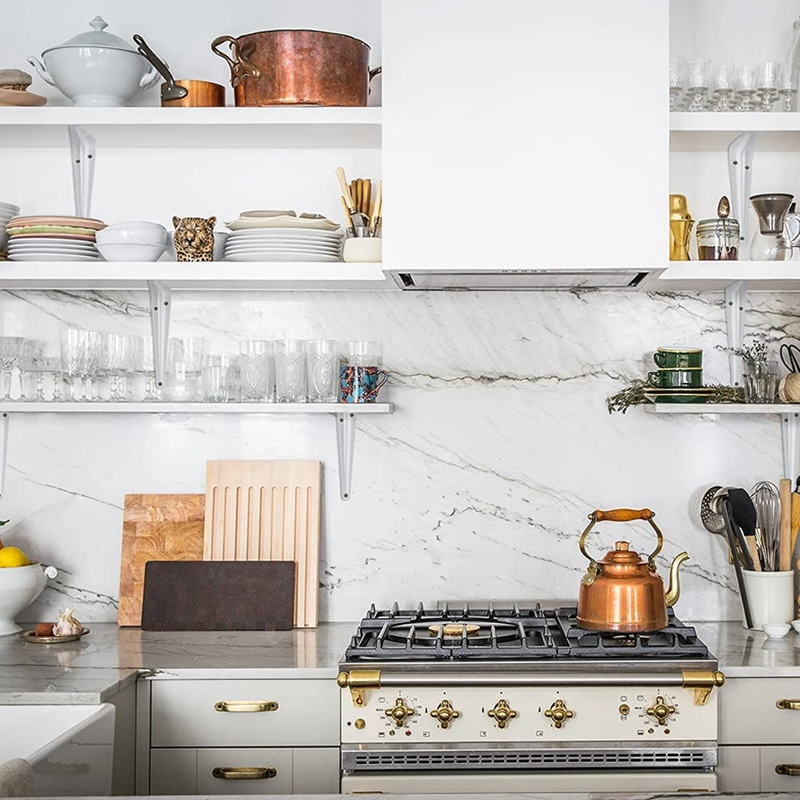 Shelf Brackets White, Heavy Duty Steel Metal L Brackets For Shelves, J Brackets Wall Angle Corner Brace For Wood Board