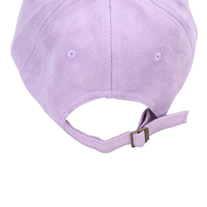 Casual Style Baseball Cap Men Women Angled Brim Adjustable Caps Cotton Strapback Peaked Solid Color Hats