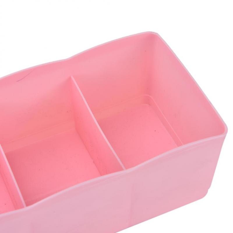1PCS Underwear Underwear Storage Box 5 Grid Socks Underwear Drawer Closet Family Storage Box Storage Box Partition TSLM1