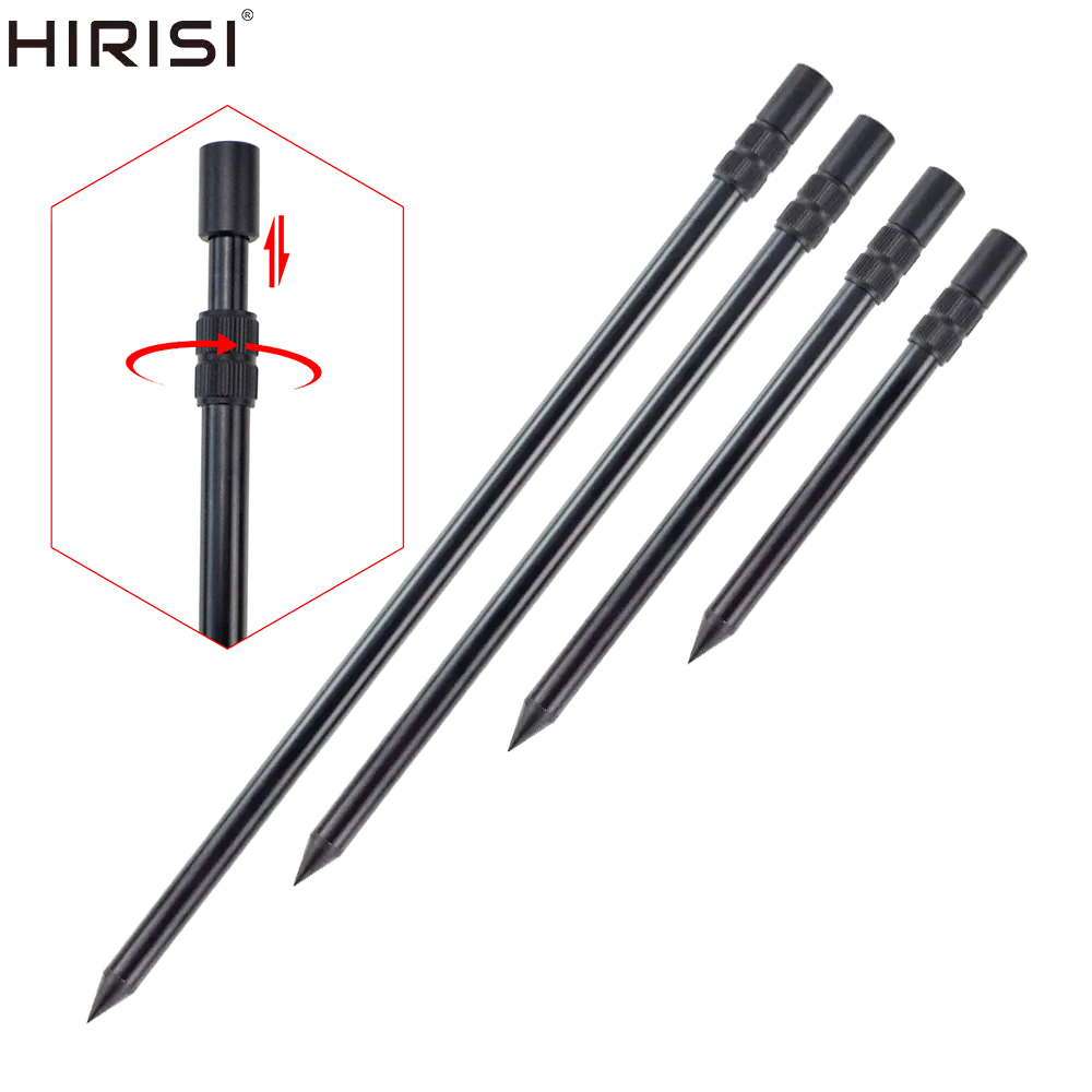 2pcs Carp Fishing Bank Sticks Aluminium Telescopic Banksticks Fishing Rod Pod Support Fishing Accessories