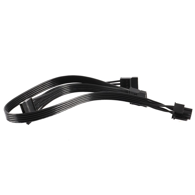 Cable de alimentación de 6 pines a 3X SATA para EVGA Supernova, 650, 750, 850, 1000, 1600, G2, G3, P2, T2, GS, 2 unidades