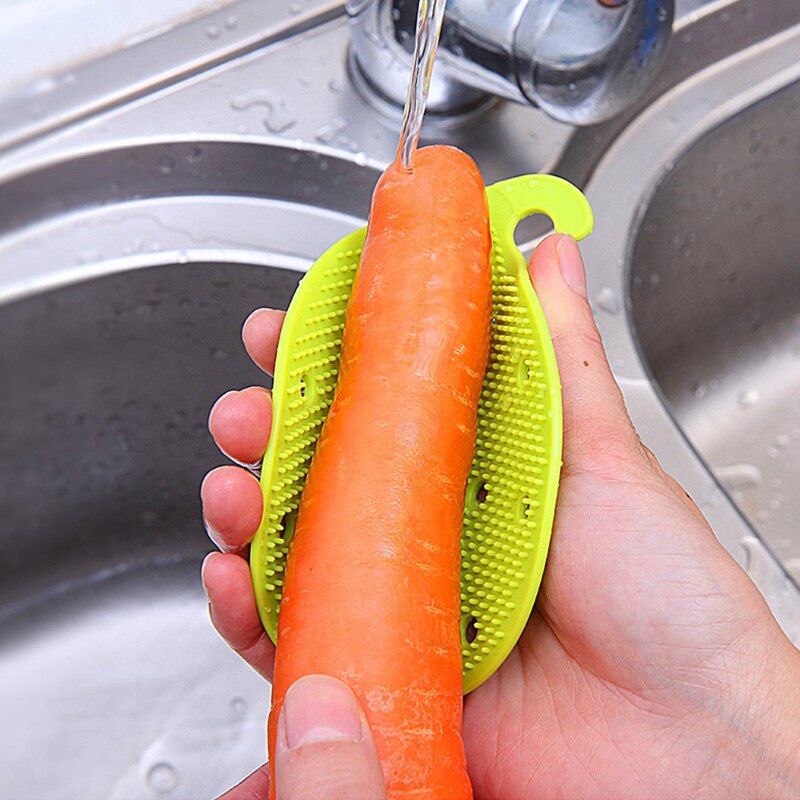 1 Pc Multi-functional Protect Hand Dirt Potato Scrubber Clean Brushes Easy Cleaning Tools Fruit Accessories Kitchen Gadgets