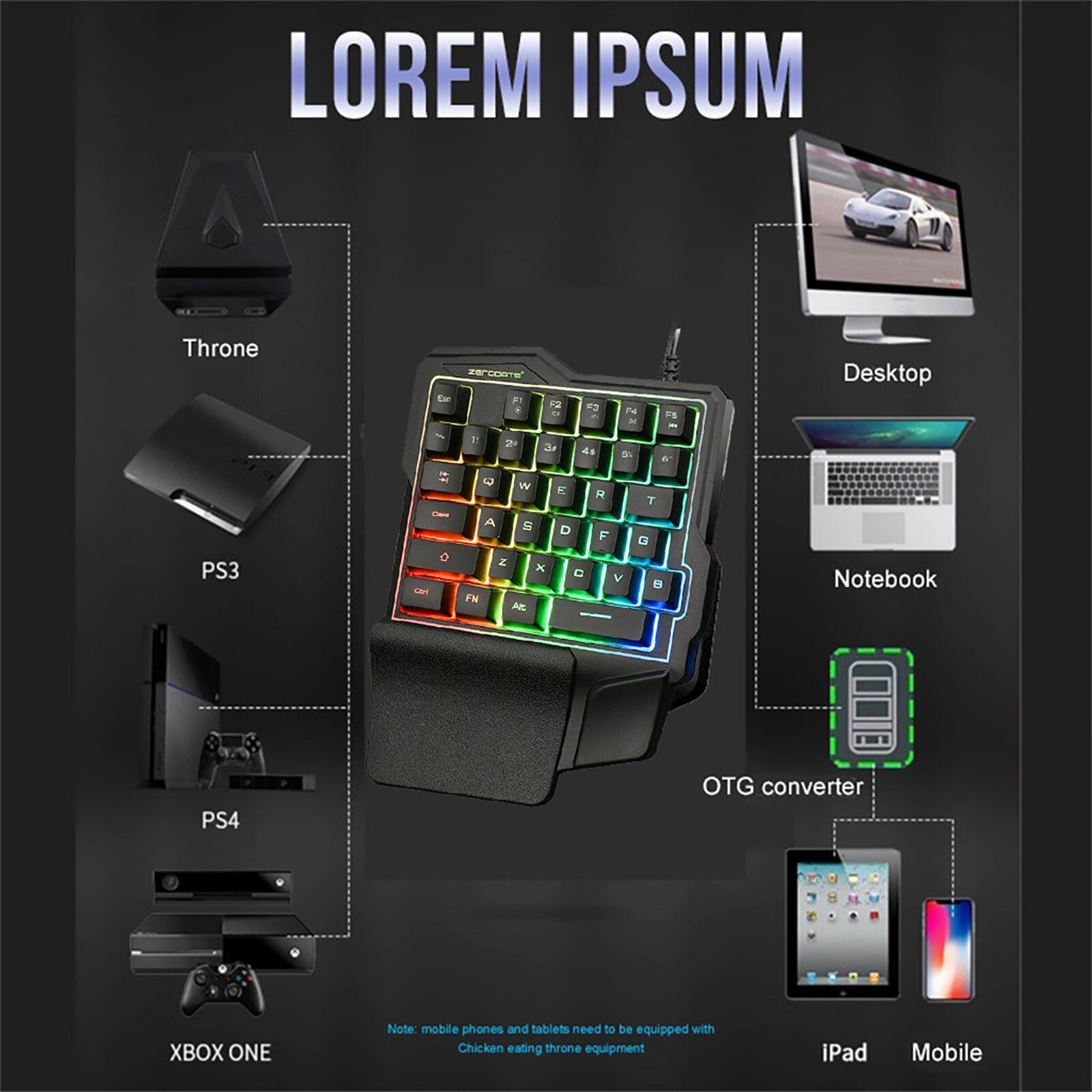 Mini Toetsenbord USB Bedraad Waterdicht Multimedia Toetsenblok
