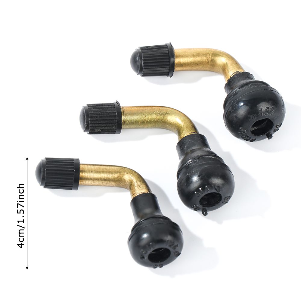 1Pc Hoek Gebogen Messing Air Tyre Ventiel Met Uitbreiding Adapter Voor Auto Vrachtwagen Motorfiets Fietsen Accessoires 3 Maten