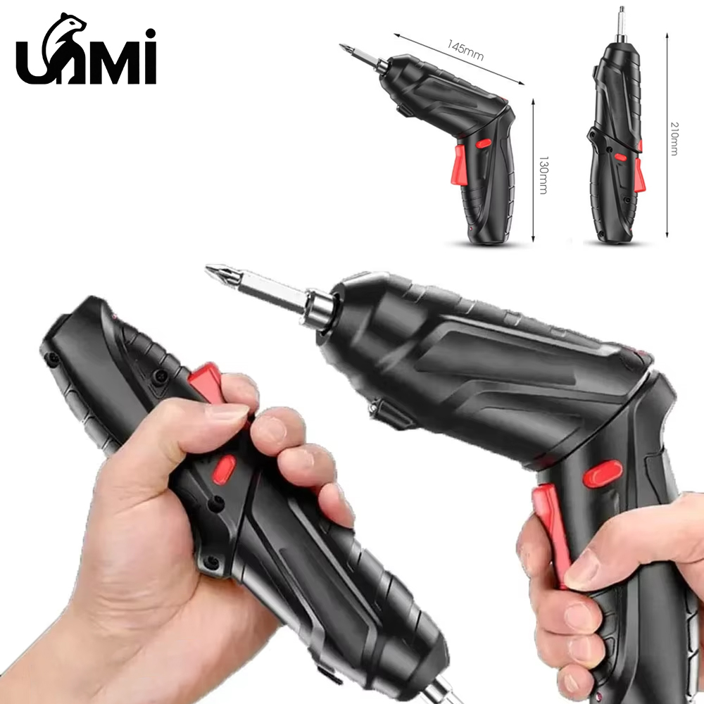 Cordless Electric Screwdriver With Pivoting Handle,DFITO LED