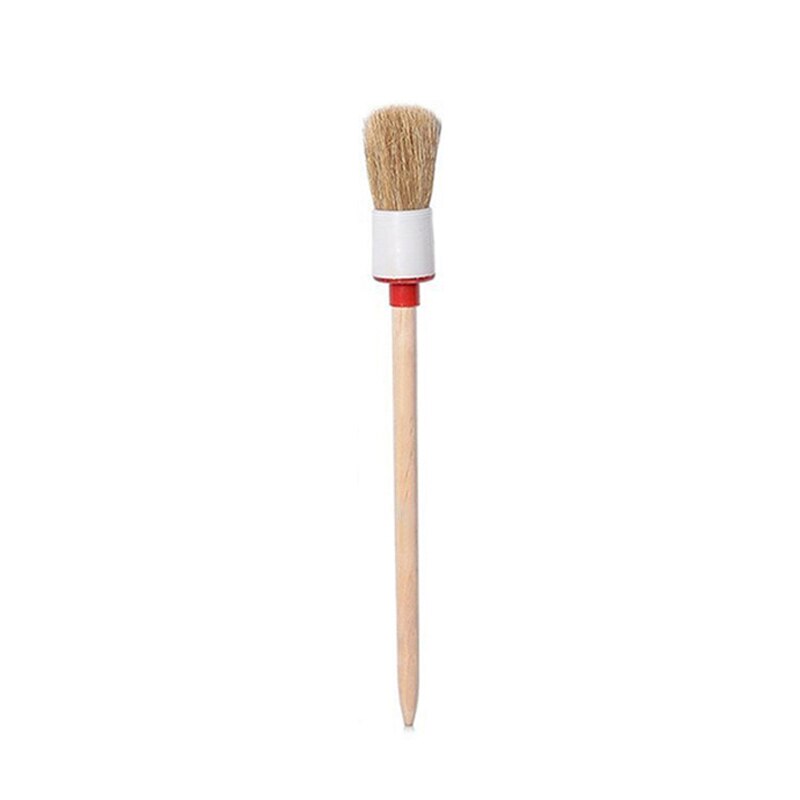 Cepillo de limpieza para motor de salida de aire acondicionado, cabezal redondo lavable, cepillo suave de madera, herramienta automática: NO6
