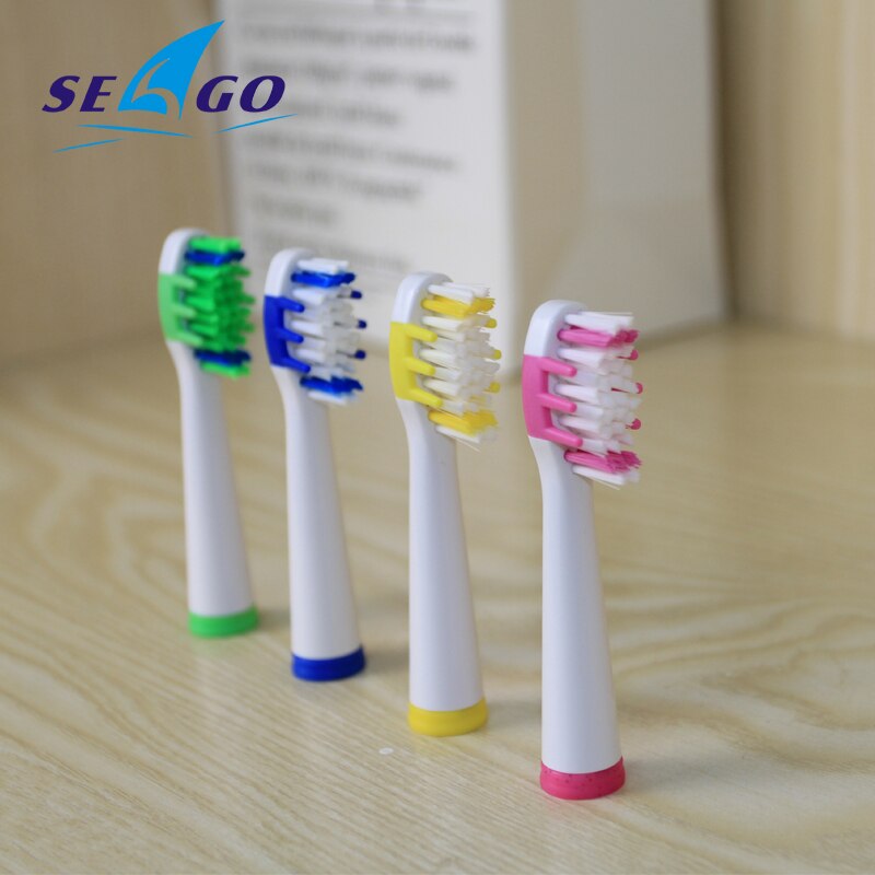 Seago Originele Interdentale Head Dental Vervangende Opzetborstel Zachte Dupont Nylon Haren Elektrische Borstelkop Diepe Schoon SG015