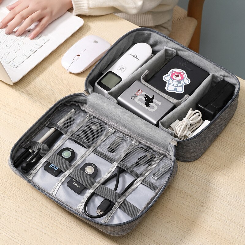 Reizen Accessoire Kabel Tas Draagbare Digitale USB Elektronische Organizer Gadget Case Reizen Mobiel Lading Mobiele Lader Houder