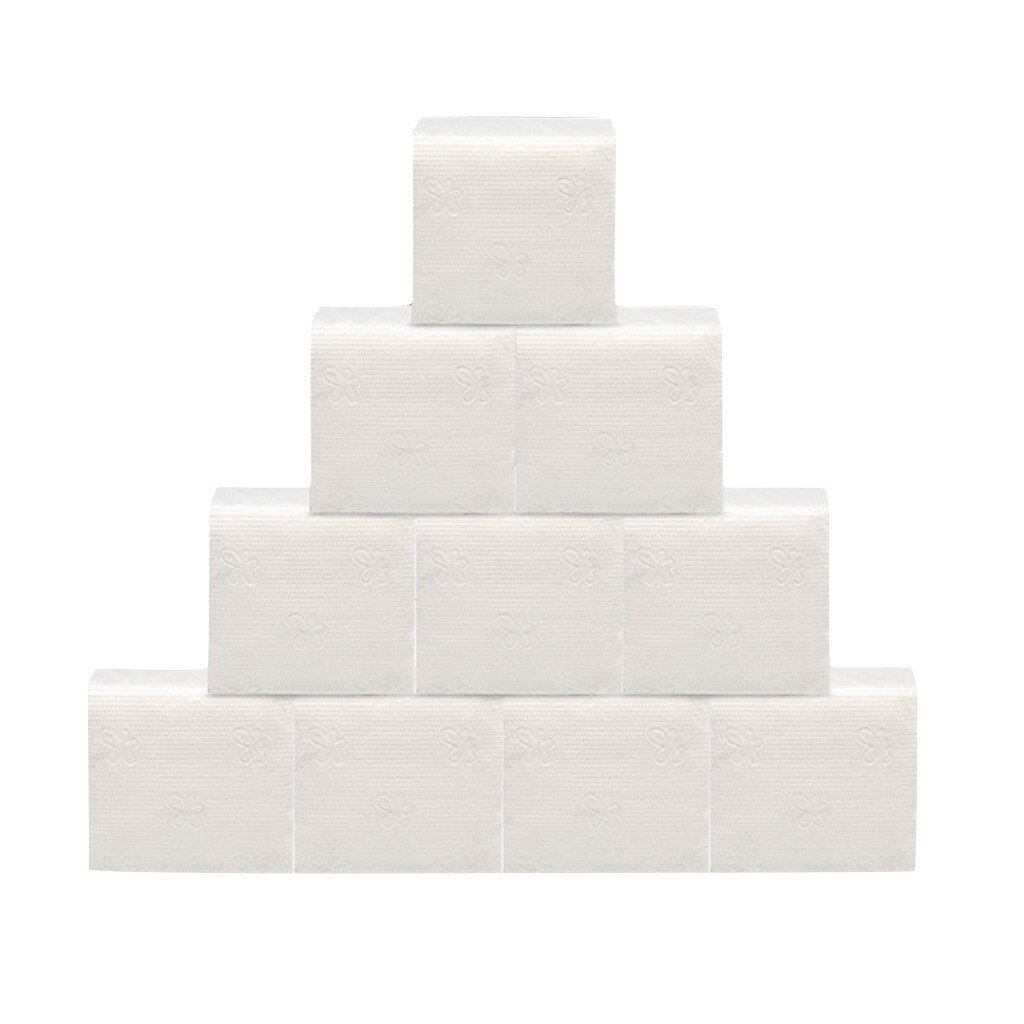 10 Pack White Paper Hand Towels Pack Of 60 Sheet Tissues Napkin Paper towels, soft toilet paper, white toilet paper roll toilet