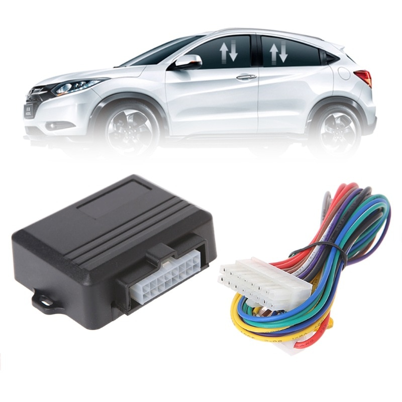 Universal Car Power Window Roll Up Closer For 4 Doors Auto Close Windows Remotely Close Windows Module Alarm System