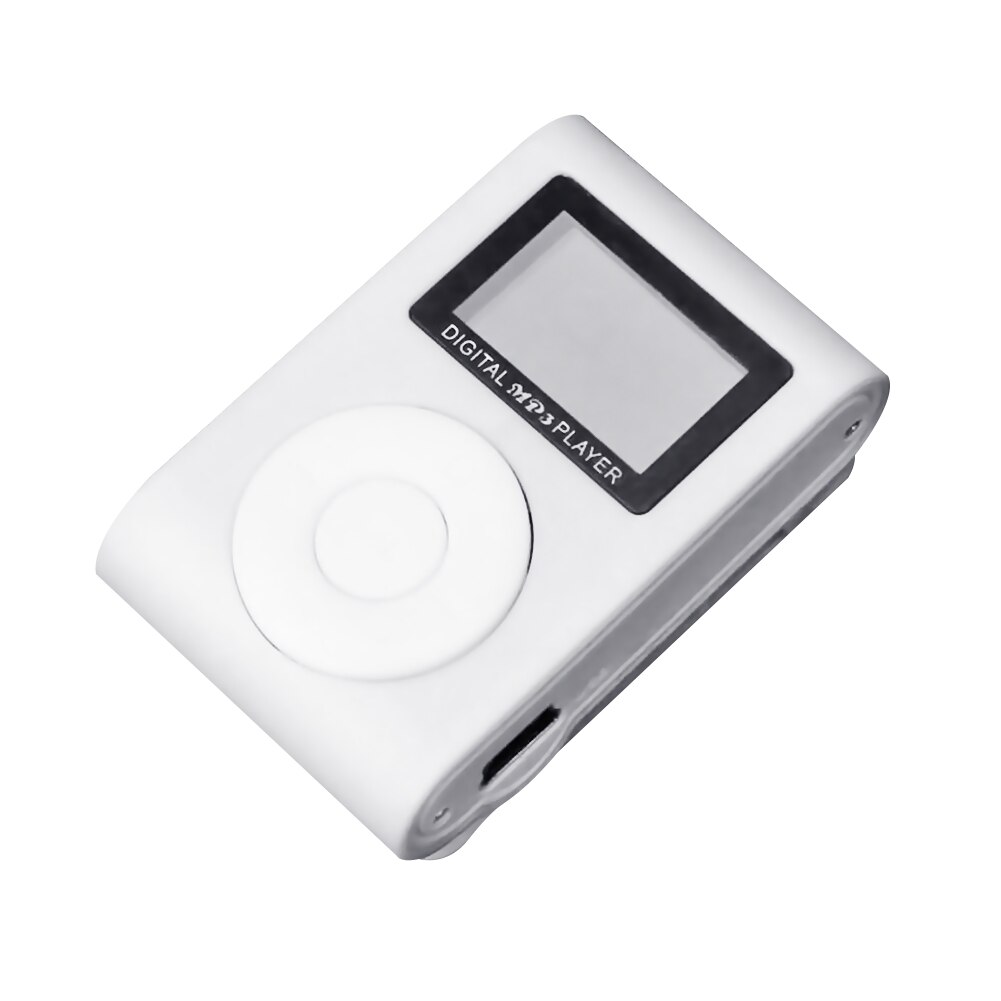 MP3 Player Mini Music Media Clip Player Portable LCD Screen USB Support Micro SD TF Card Walkman Reader