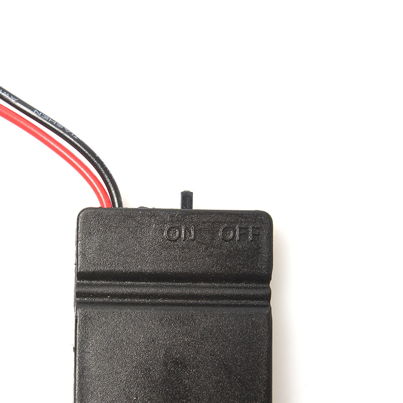 CR2032 Batteria Della Moneta Delle Cellule del Tasto Dello Zoccolo Del Supporto Della Copertura Della Cassa con in poi/spento Interruttore 3V x2 6V batteria scatola di immagazzinaggio