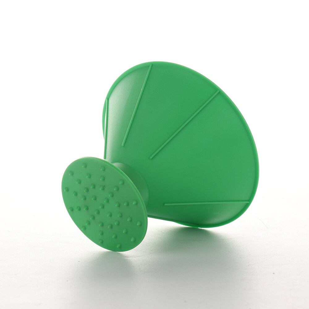 Auto Car Magic Window Windshield Car Ice Scraper Shaped Funnel Snow Remover Deicer Cone Deicing Tool Scraping ONE Round: green