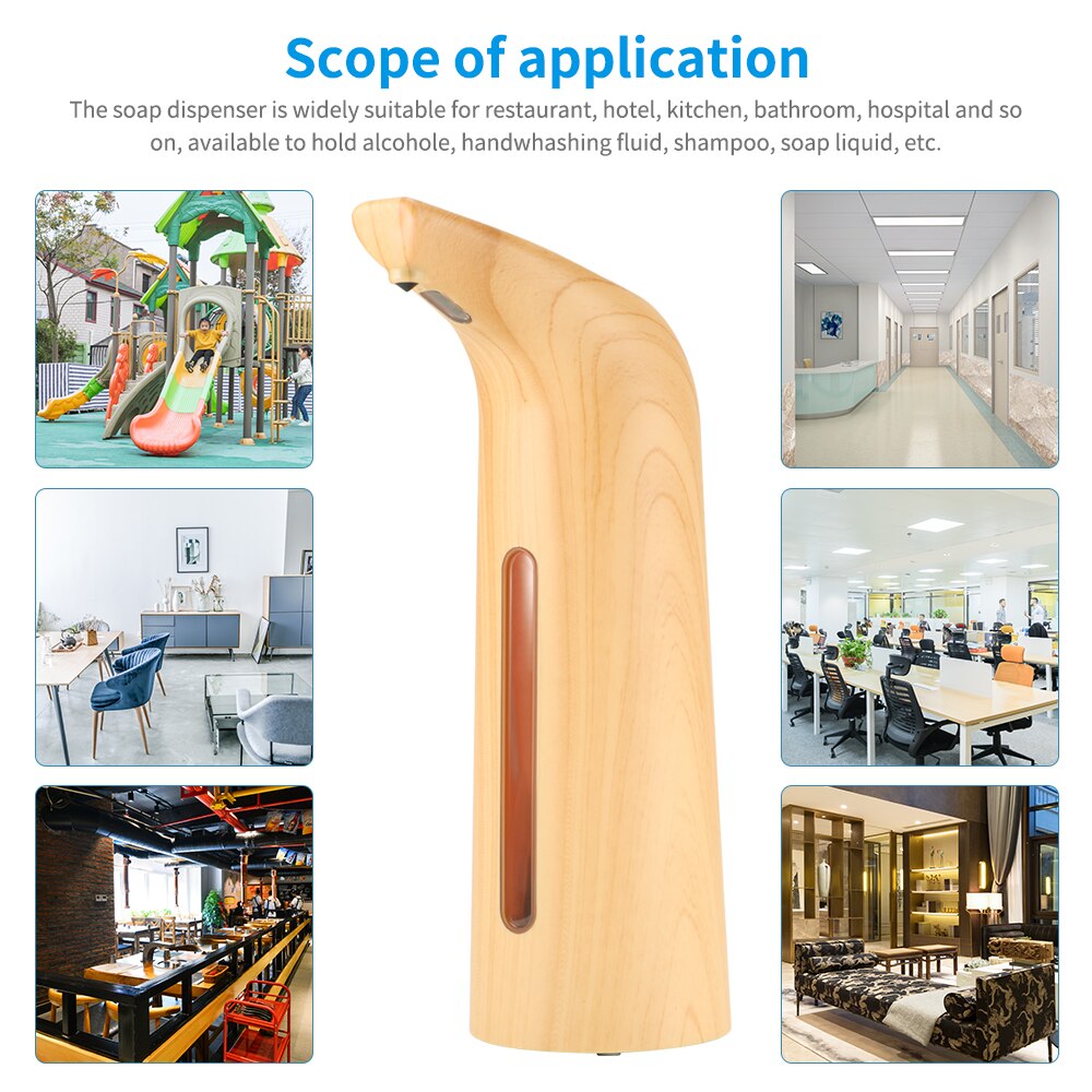 Soap Dispenser Automatic 400ML Electric Soap Dispenser Sensor Infrared Foaming Hand Washer Soap Dispensers For Bathroom Kitchen