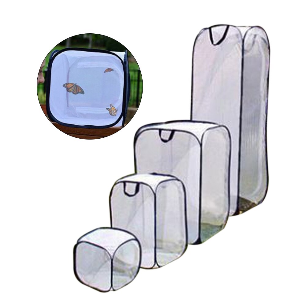 Praying Mantis Stick Insect Butterfly Cage Housing Enclosure Breeding Cages Net Cloth: 30x30x30cm